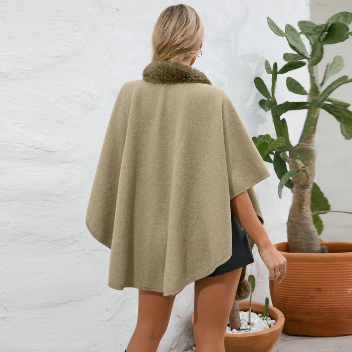 Isla Fierce Faux-fur Drape